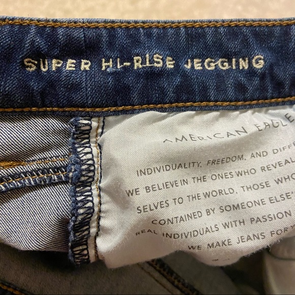 AE Dream Jean Super High Rise Jegging 6 x-short - Picture 6 of 11